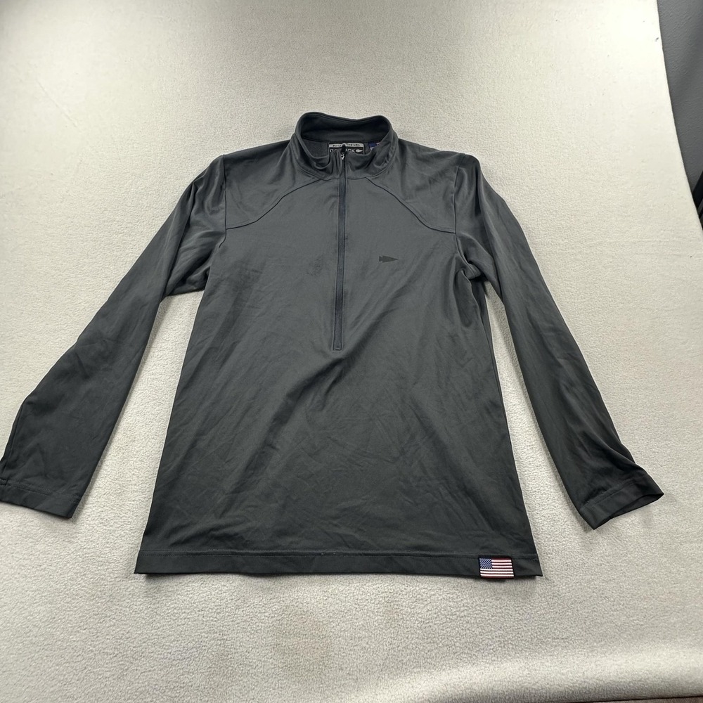 GORUCK Pullover Mens Small Gray American Training Half Zip Built